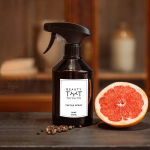 Spray têxtil Dune com aroma picante de pimenta e calor do sol – fragrância exótica para tecidos, que proporciona uma atmosfera ousada e energizante